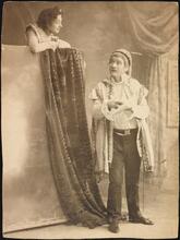 [Edward Harrigan with an unidentified performer.]