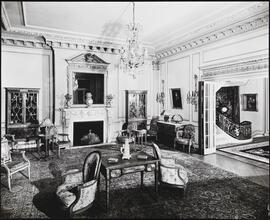 [Drawing room in the residence of Gilbert W. Keech.]
