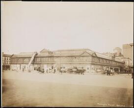 [Exterior of Washington Market.]