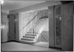 Bank of Manhattan Trust Co. Balustrade detail.