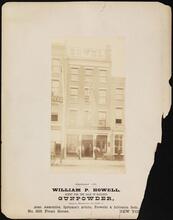 [William P. Howell, gunpowder, arms, ammunition, sportsmen's articles, fireworks & celebration goods.]