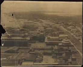 Birds eye view of West End & Point, Coney Island.