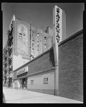 East 116th Street and Lexington Avenue. Safeway store, detail of front.