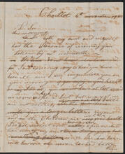 Letter from Peter Jay Munro to John Jay, November 4, 1783