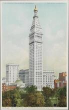 Metropolitan Life Insurance Building, New York.  The Highest Building in the World.