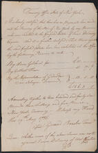 Claims against the estate of James De Lancey, May 19, 1786