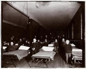 Going to Bed in the Five Points House of Industry.
