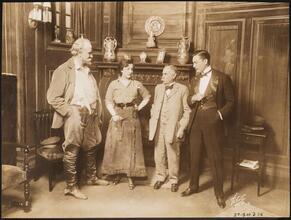 ["Believe Me Xantippe" theater still.]