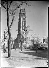 Riverside Church. Tower from south on drive 3.