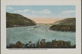 Steamer Hendrick Hudson, Passing Through the Highlands.