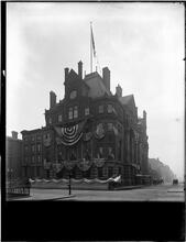 Union League Club, decorated for McKinley and Hobard