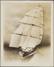 [Model of "Flying Cloud".]
