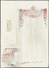 [Sofa and window.]