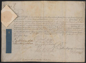 Commission issued by King George II to Harry Munro, to serve as chaplain to the First Highland Battalion, January 12, 1757