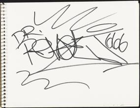 Dr. Revolt 666 [Page in LA 2's piece book.]