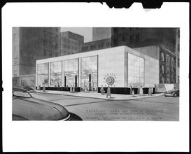 72nd Street and Madison Avenue. Madison Bank, proposed bank and office building.