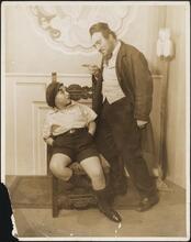[Goldstein and Jacob Jacobs in an unidentified production.]