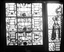 William Collins Whitney house, 972 Fifth Avenue. Stained glass window.