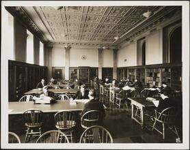 535 West 114th Street. Columbia University Library. Interior, Business Library