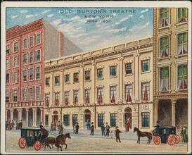 Old Burton's Theatre, New York, 1844-1852.