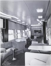 [Chesapeake and Ohio Railway lounge car.]