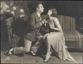 [Ludwig Satz and Lucy Levine in "His Wife's Lover".]