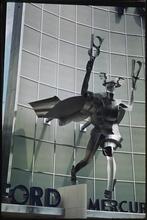 [Detail of sculpture on the Ford Building.]