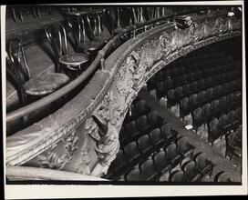 Fifth Avenue Theatre, Showing Section of the Orchestra and First Balcony