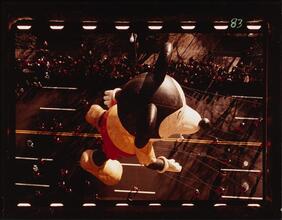 [Mickey Mouse balloon in the Macy's Thanksgiving Day Parade.]