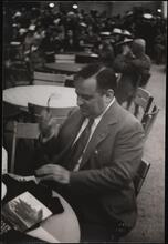 Mayor La Guardia at the Gershwin Memorial Concert, Lewisohn Stadium.