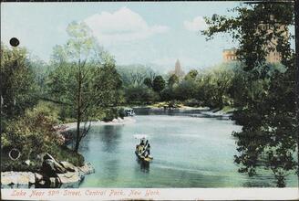 Lake Near 59th Street, Central Park, New York.