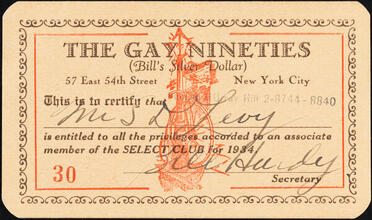 The Gay Nineties (Bill's Silver Dollar)