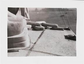 [Detail of the shackles of the Statue of the Liberty.]