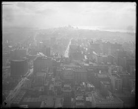 Bird's-eye view looking south from Metropolitan Tower, Madison Square.