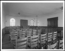 535 West 123rd Street. Jewish Theological Seminary, synagogue interior.