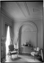 Miss Emily Trevor [residence]. Drawing room window and arch.