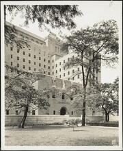Clarkson Avenue between New York Avenue and Albany Avenue. Kings County Hospital, nurses' training school