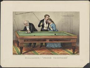 Billiards, - "Froze Together."