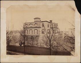 [House at 105th Street near Amsterdam Avenue.]