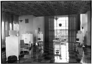 Rex Cole [Building]. Interior to rear.