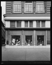 59th Street and 3rd Avenue. Bloomingdales, ground floor windows.
