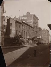 [South side of Chambers looking west from Park Row.]