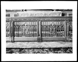 Wall Street. Trinity Church, detail of communion rail.