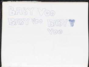 Baby Voo [Page in Sharp's black book.]