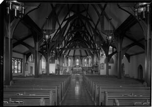 Church of the Resurrection. General horizontal view, interior.