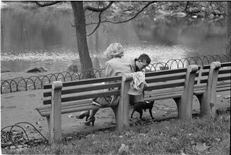 Men Are Such Wolves [Man talking to a woman in the park.]
