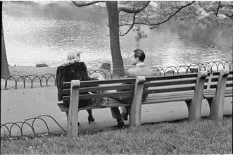Men Are Such Wolves [Man talking to a woman in the park.]