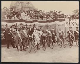 The Evening Telegram Bicycle Parade - Riverside Drive, 1896.