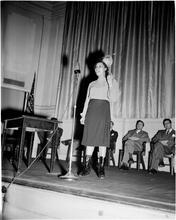 Dale Carnegie [Student speaking in Dale Carnegie's public speaking class.]