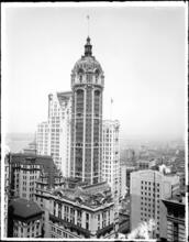 Singer Tower & city view